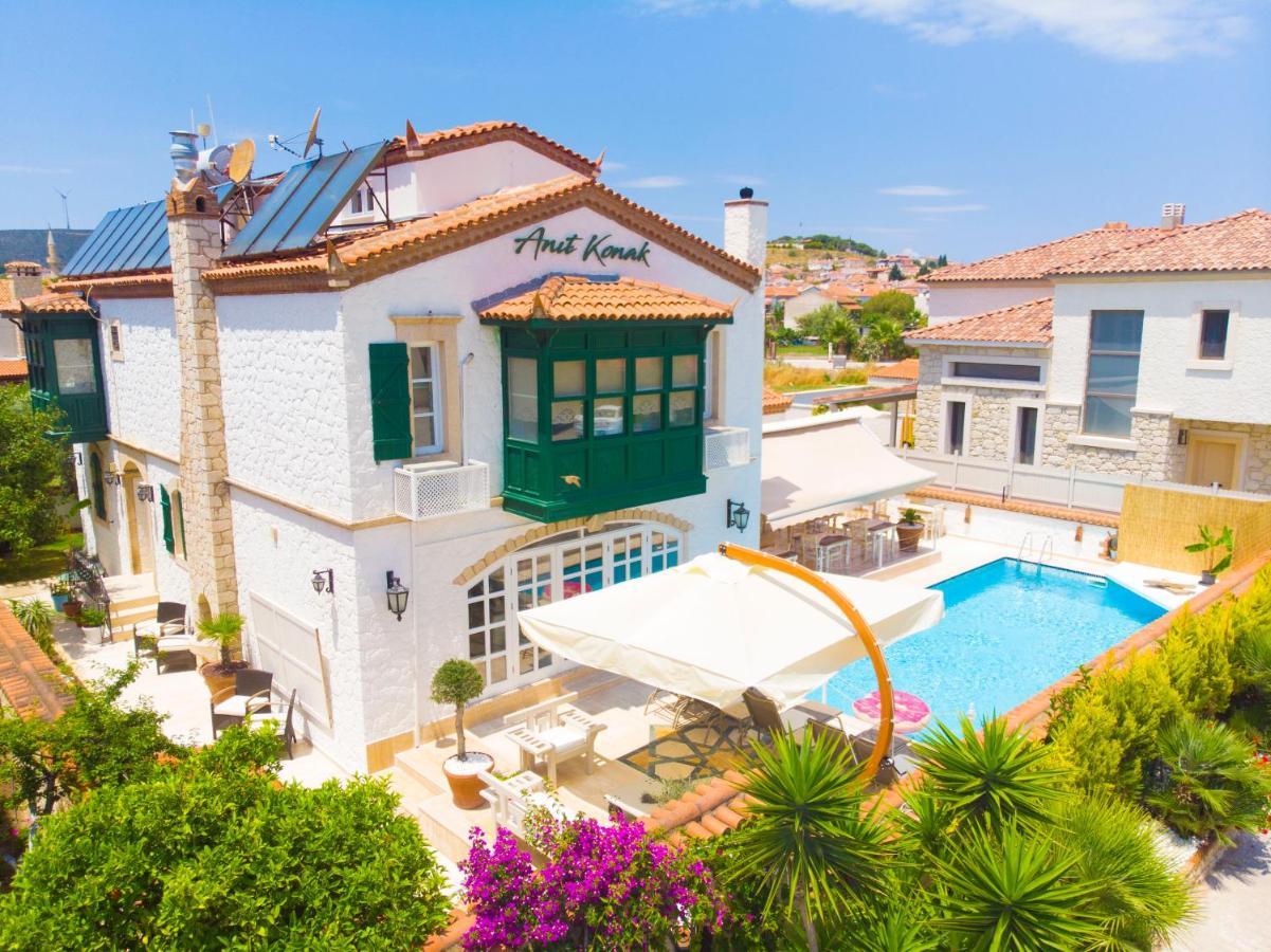 Anit Konak Alacatı Bagian luar foto